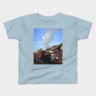 New Hope PA - Autumn Excursion on Steam Train Kids T-Shirt